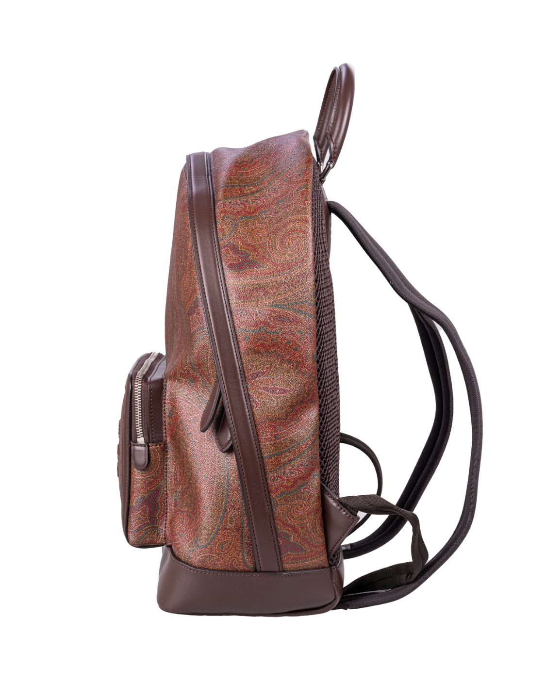 shop ETRO  Zaino: Etro zaino paisley con pegaso.
Spallacci regolabili.
Chiusura con cerniera a doppio cursore.
Tasca frontale con cerniera.
Tasca interna.
Accessori metallici con finitura color oro.
Fodera in tessuto a righe.
Dimensioni: 31 x 42 x 18 cm.
Composizione: Tessuto di cotone Paisley jacquard spalmato con grana opaca e doppiato in tela; Finiture: 100% pelle di vitello; Dettagli: 52% poliestere, 48% nylon; Fodera: 100% poliestere; Corpo posteriore: 100% poliestere.
Made in Italy.. 0001 AA012-M0019 number 1820307